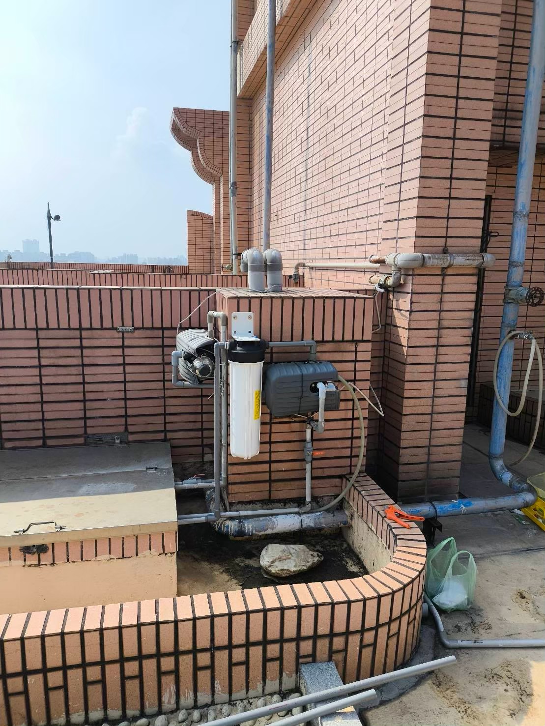 華廈頂樓全屋淨水安裝案例